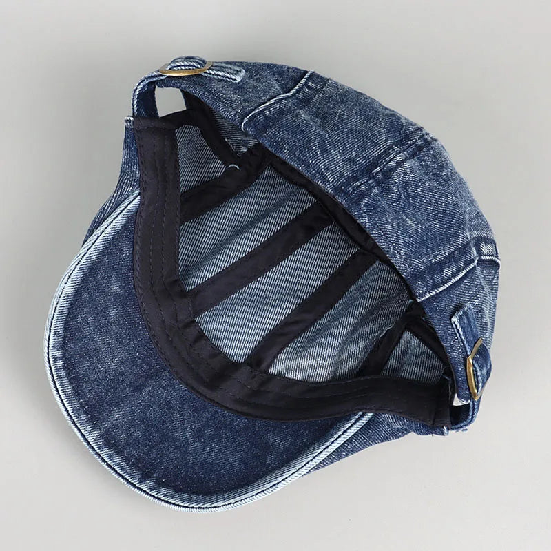 Black Denim Beret Hat Women Man Summer 2026
