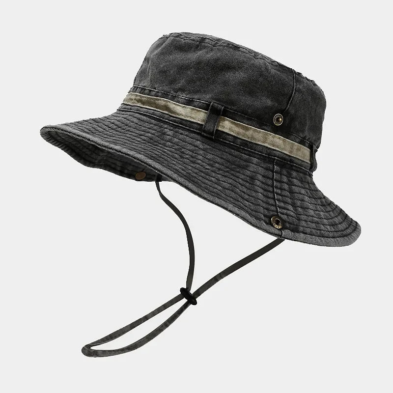 Four Seasons Cotton Solid Bucket Hat Fisherman Hat