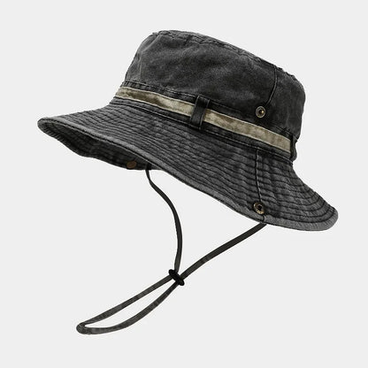 Four Seasons Cotton Solid Bucket Hat Fisherman Hat