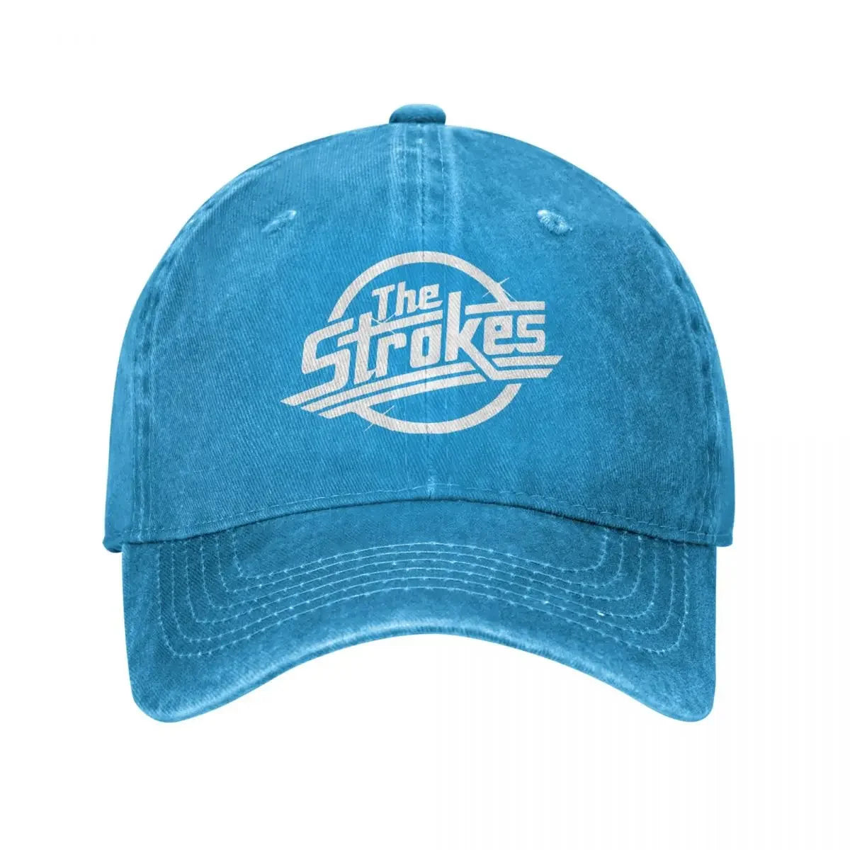Strokes Rock Music Washed Baseball Cap