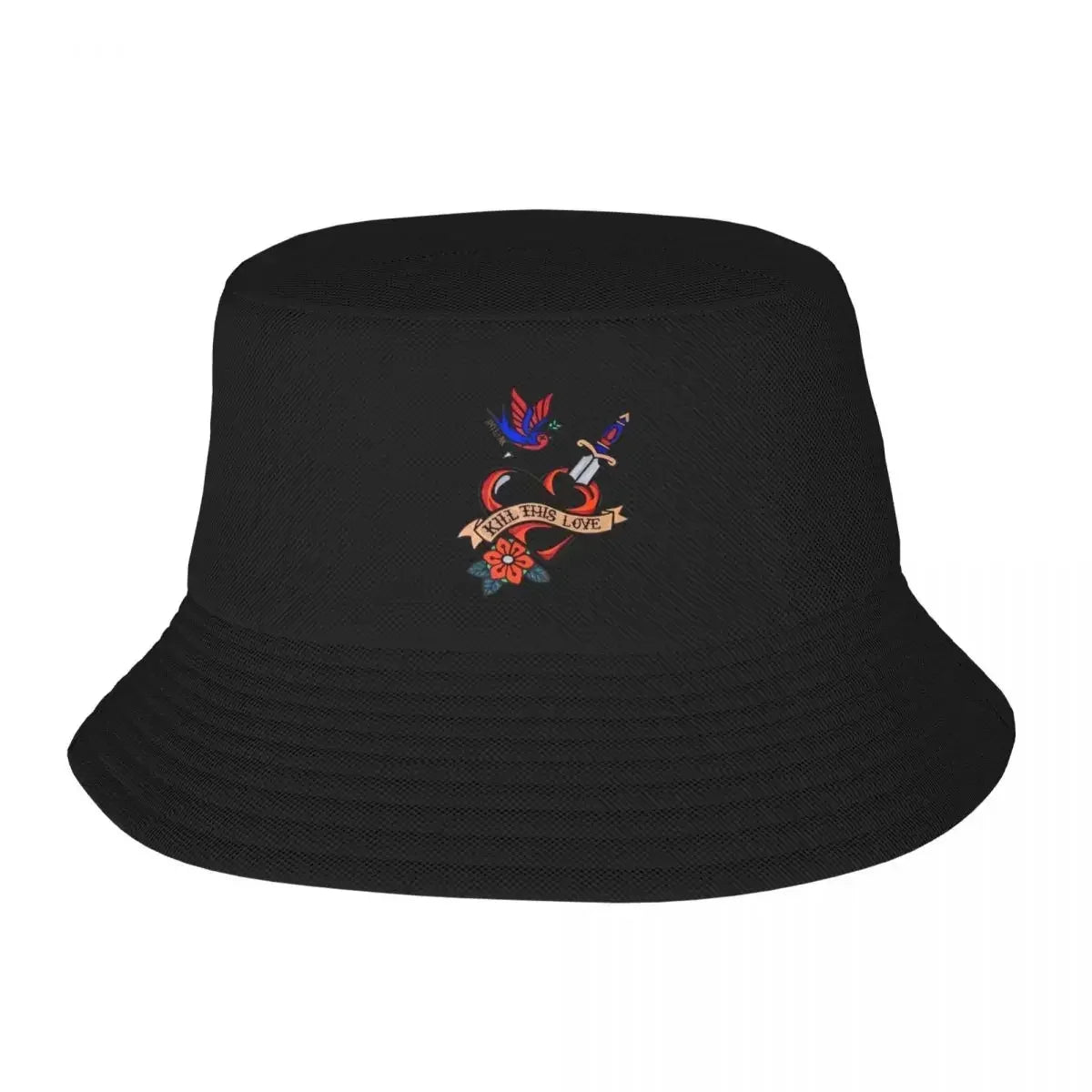 LOVE Letter Print Bucket Hat