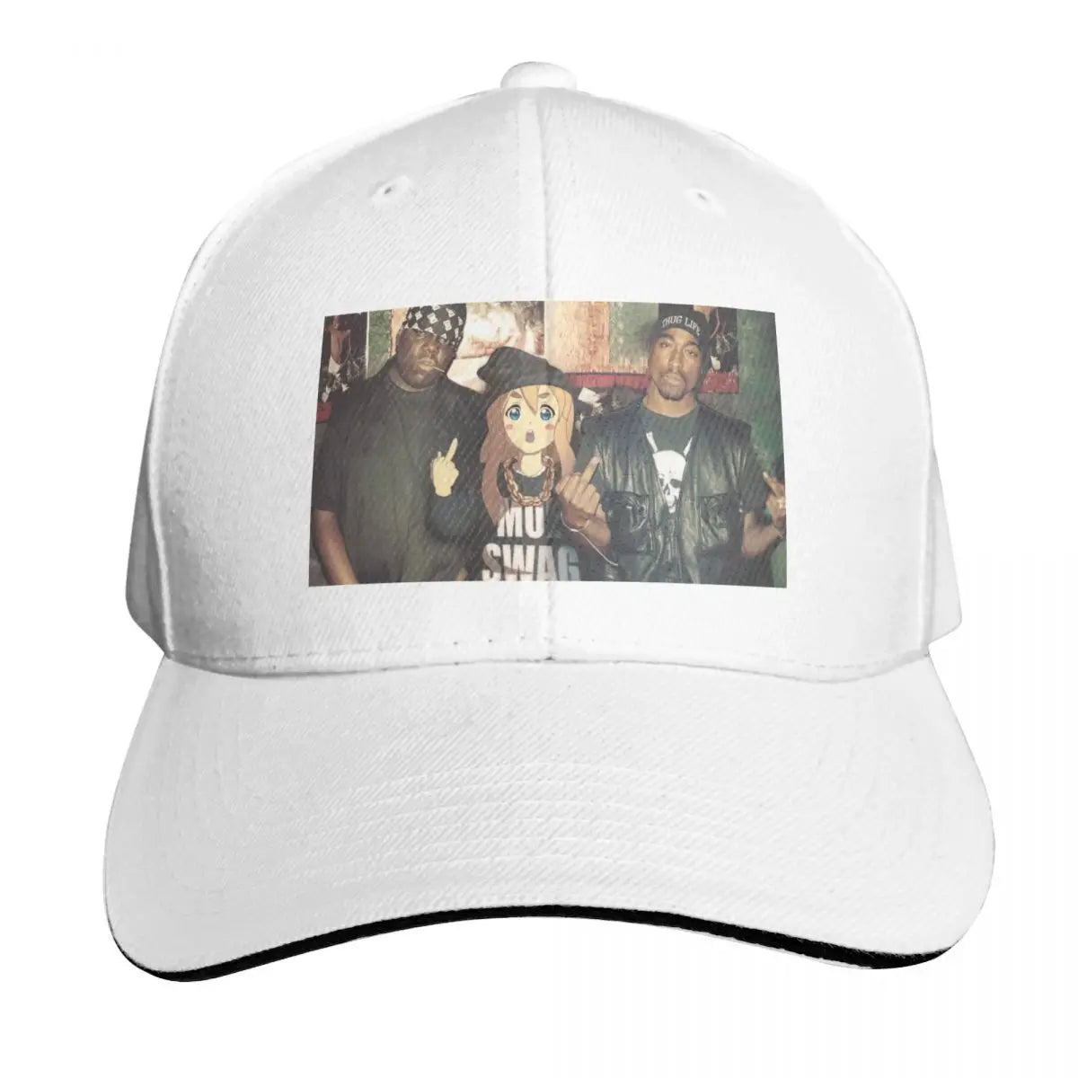 Moe Swag With My Homies Vintage Embroidered Baseball Cap