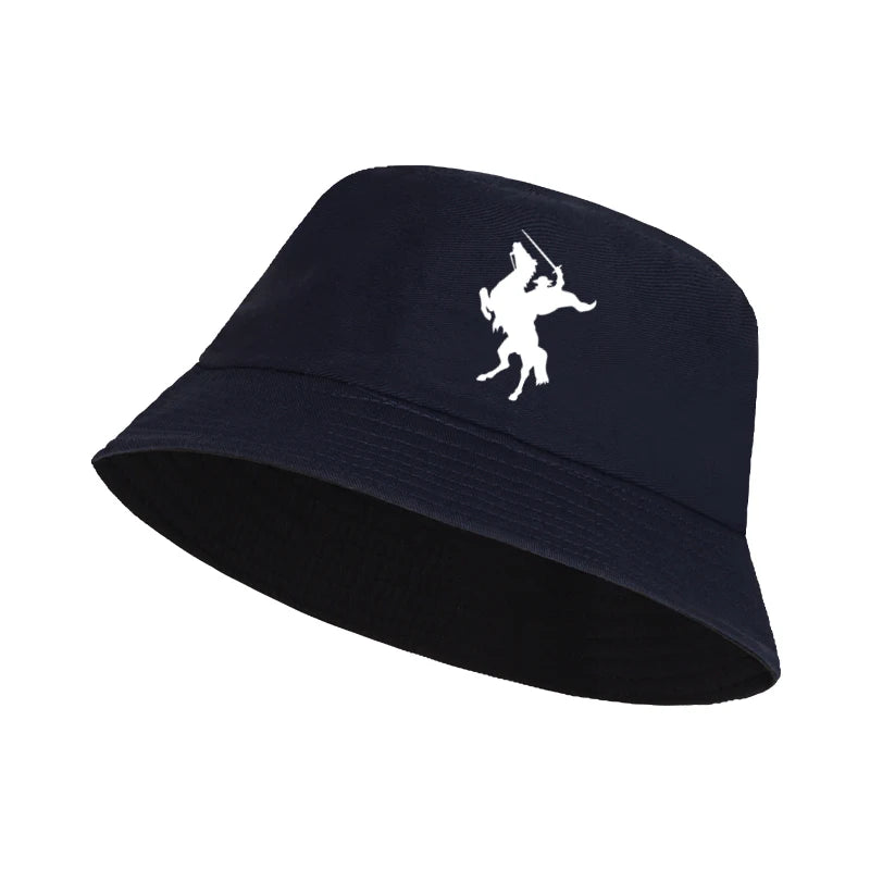 Knight Horse Rider Print Bucket Hat