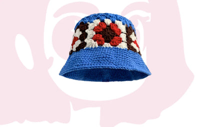 Women's Hollow Flower Crochet Bucket Hat