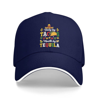 Tacos Tequila Sombrero Baseball Cap