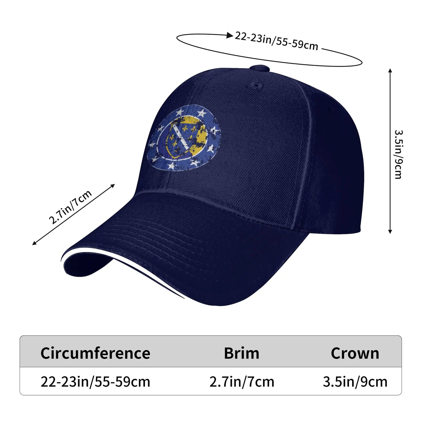 Bosnia Herzegovina Soccer Football Outdoor Dad Baseball Cap