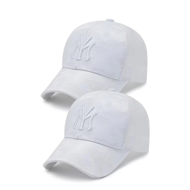 New Spring Summer Embroidered Letter Camouflage Hat