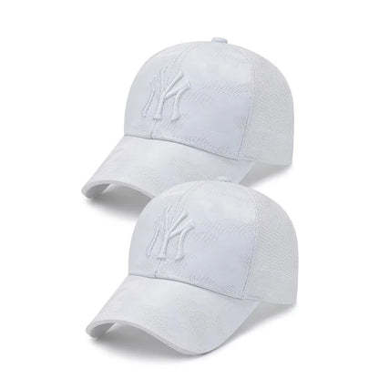 New Spring Summer Embroidered Letter Camouflage Hat