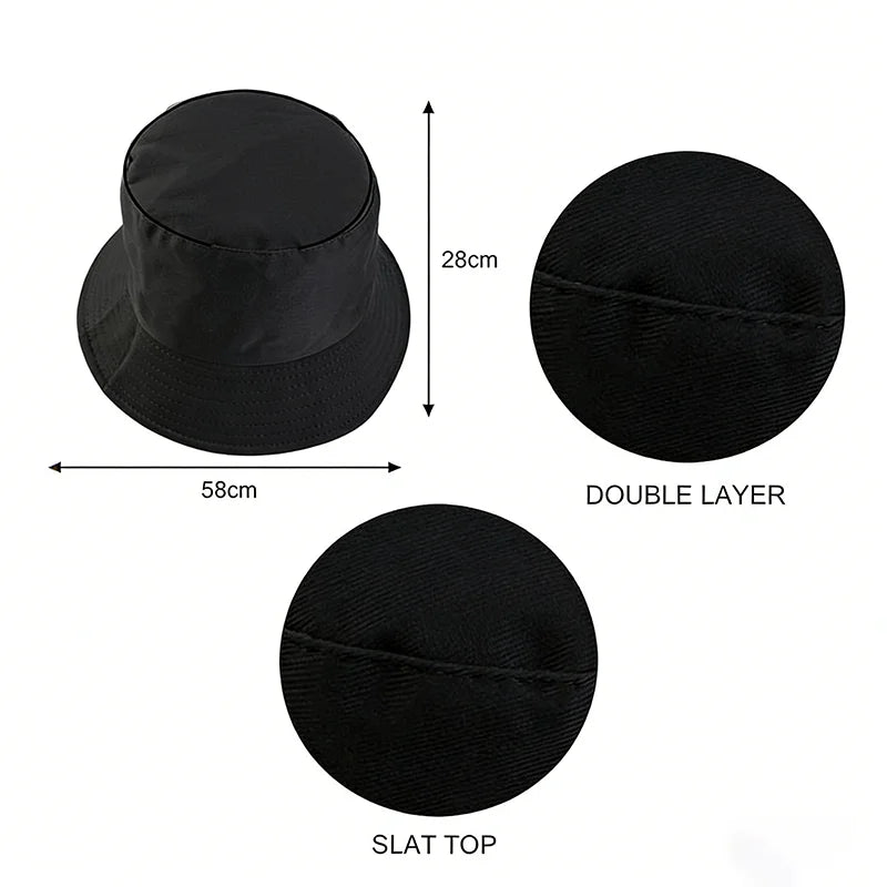 Spring Summer Unisex Solid Color Fisherman Cap