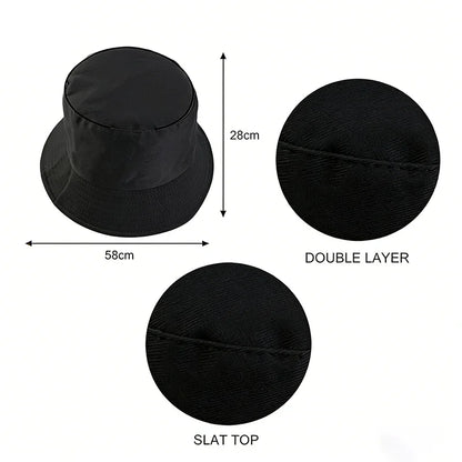 Spring Summer Unisex Solid Color Fisherman Cap