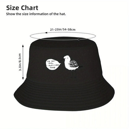 2025 Seagulls Aren't Evil Fashion Bucket Hat