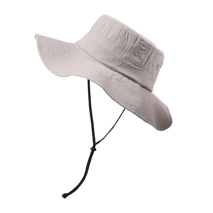 Waterproof Quick-Dry Adjustable Drawstring Bucket Hat