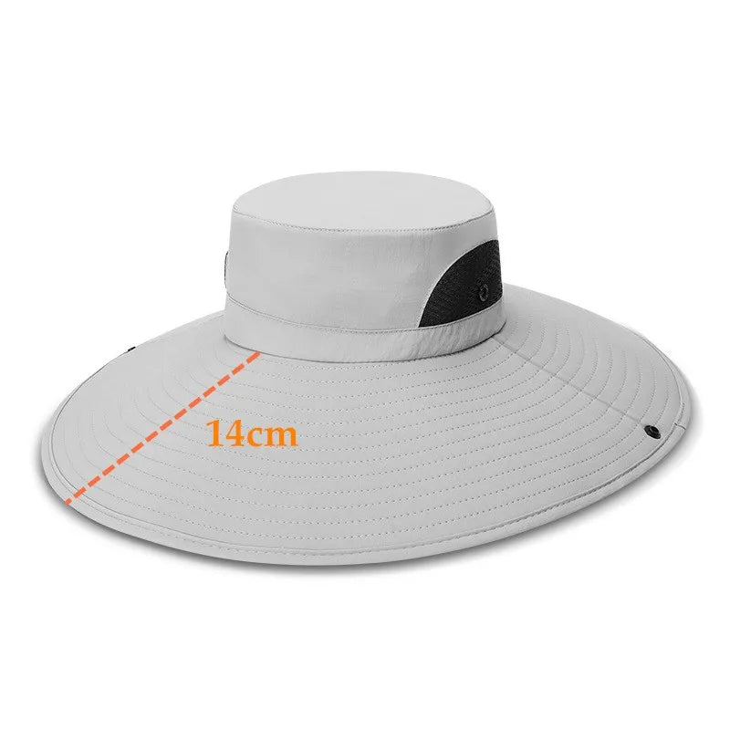 Waterproof Anti-UV Large Brim Bucket Hat