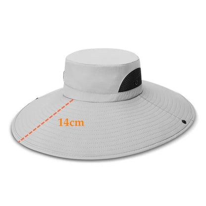 Waterproof Anti-UV Large Brim Bucket Hat