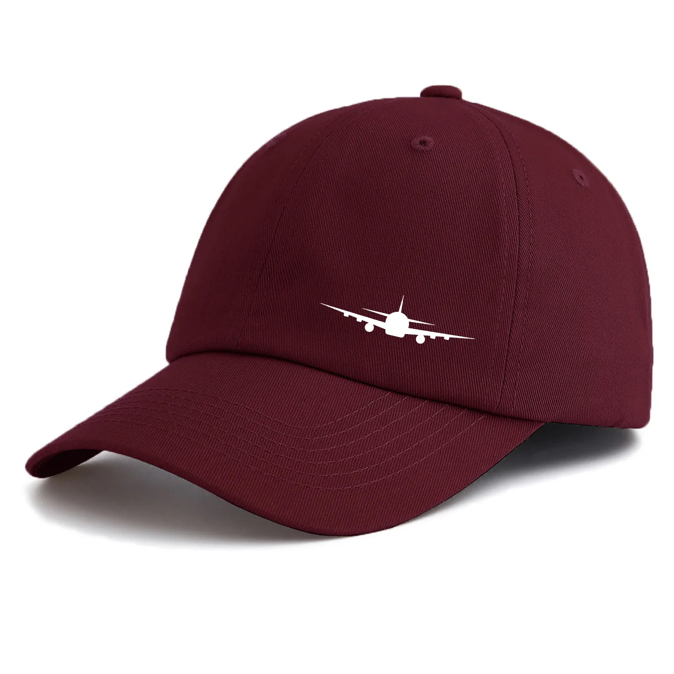 1pc Airplane Print Baseball Cap For Adults