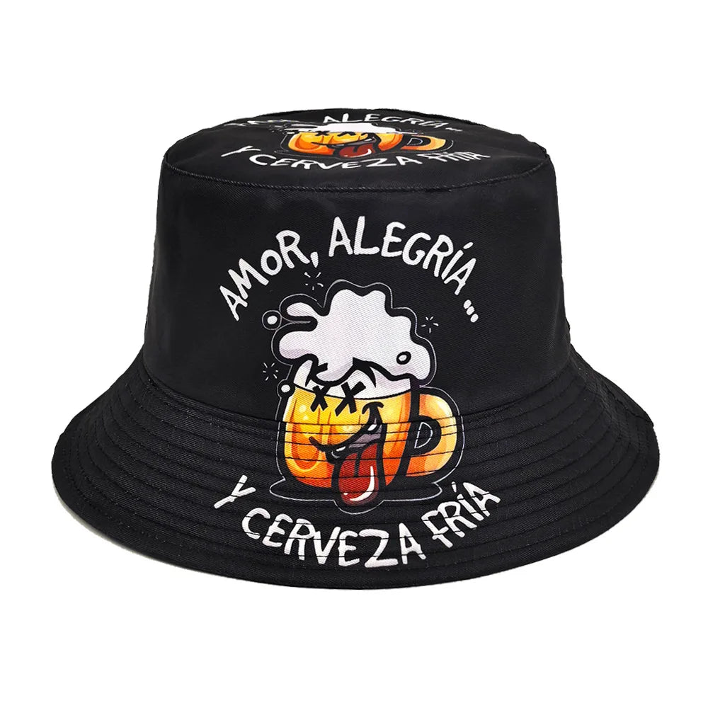 Funny Duck Print Panama Summer Sunscreen Sun Hat