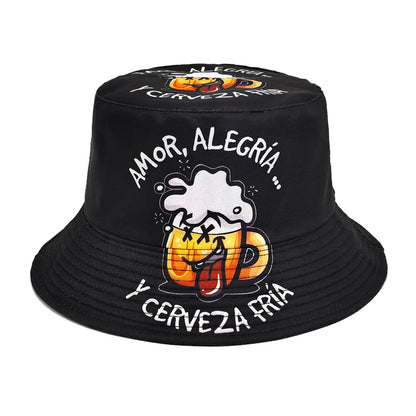 Funny Duck Print Panama Summer Sunscreen Sun Hat