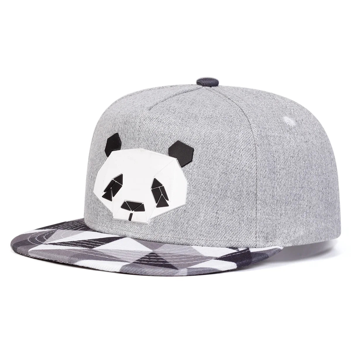 Panda Print Casual Snapback Cap