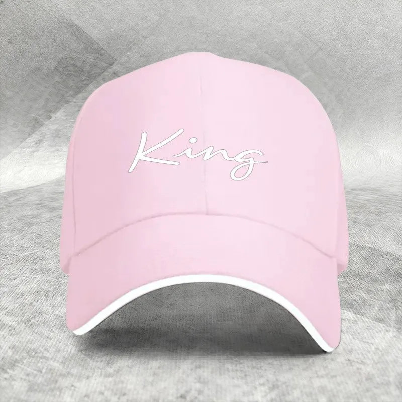King Script Cotton Baseball Cap