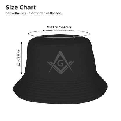 Unisex Freemasonry Logo Bucket Hat