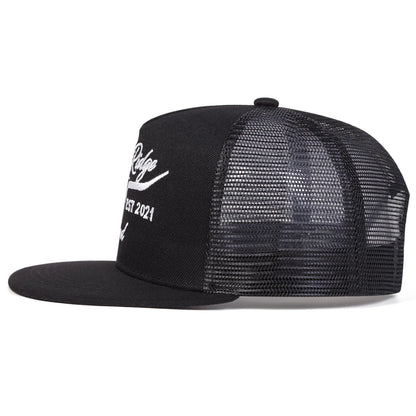 Unisex Bullhead Embroidered Snapback Cap