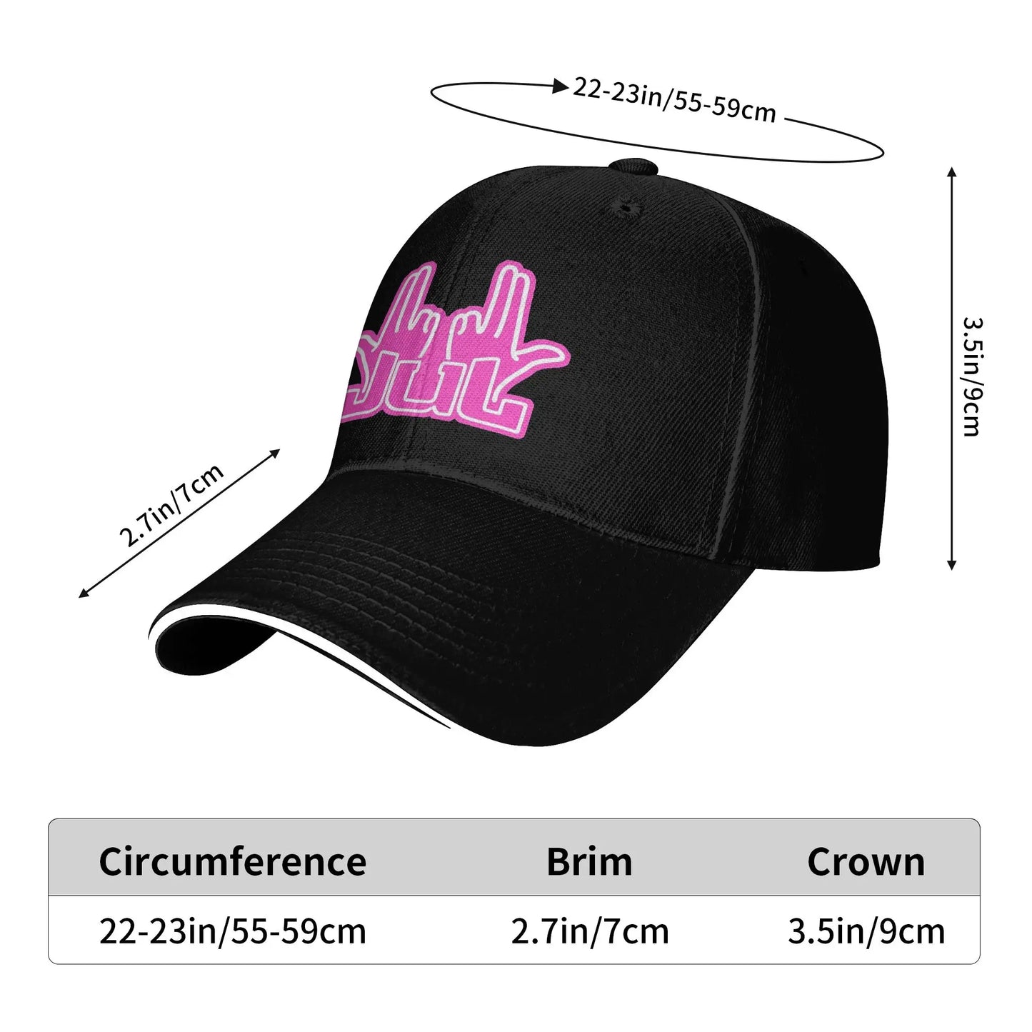 Rapper Singer Jul Sign Adjustable Hat Summer Sports Cap