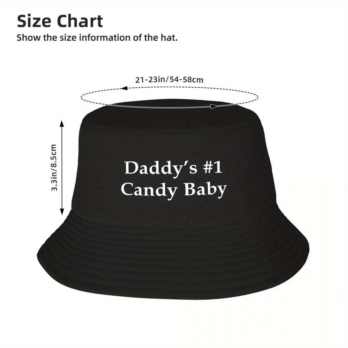 Daddy's Number One Candy Baby Bucket Hat
