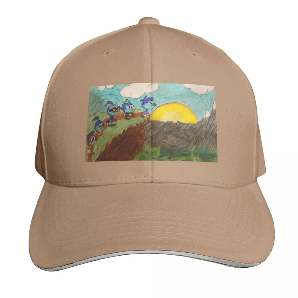 Zoombinis Sunset Vintage Baseball Cap
