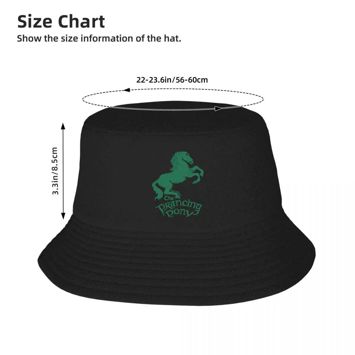 Prancing Horse Western Style Bucket Hat