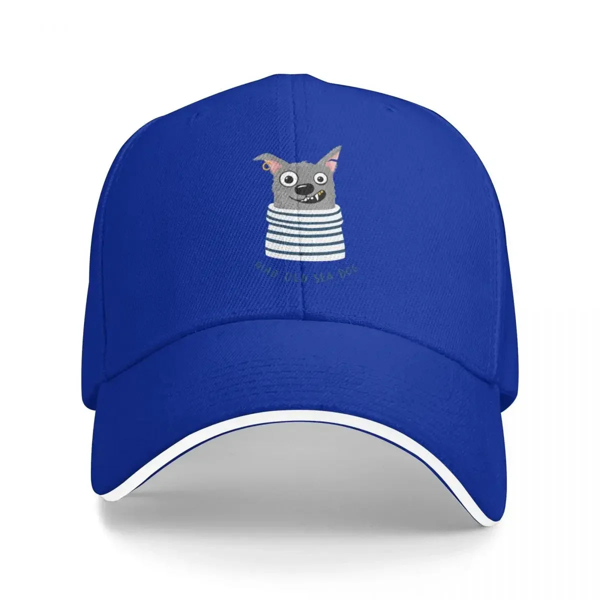 Cute Mad Old Sea Dog Baseball Cap