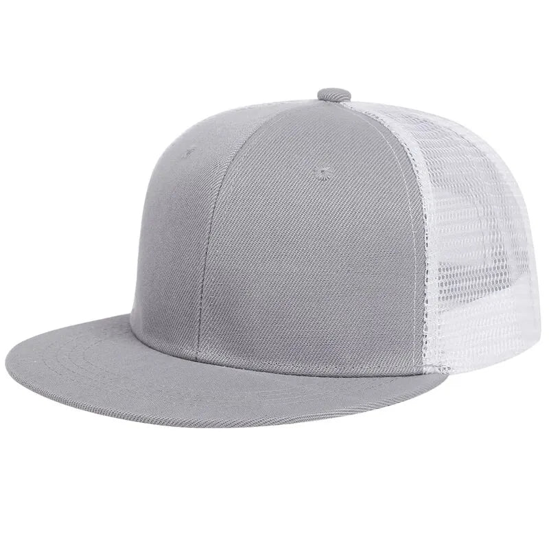 Unisex Minimalist Mesh Hip-Hop Snapback Cap