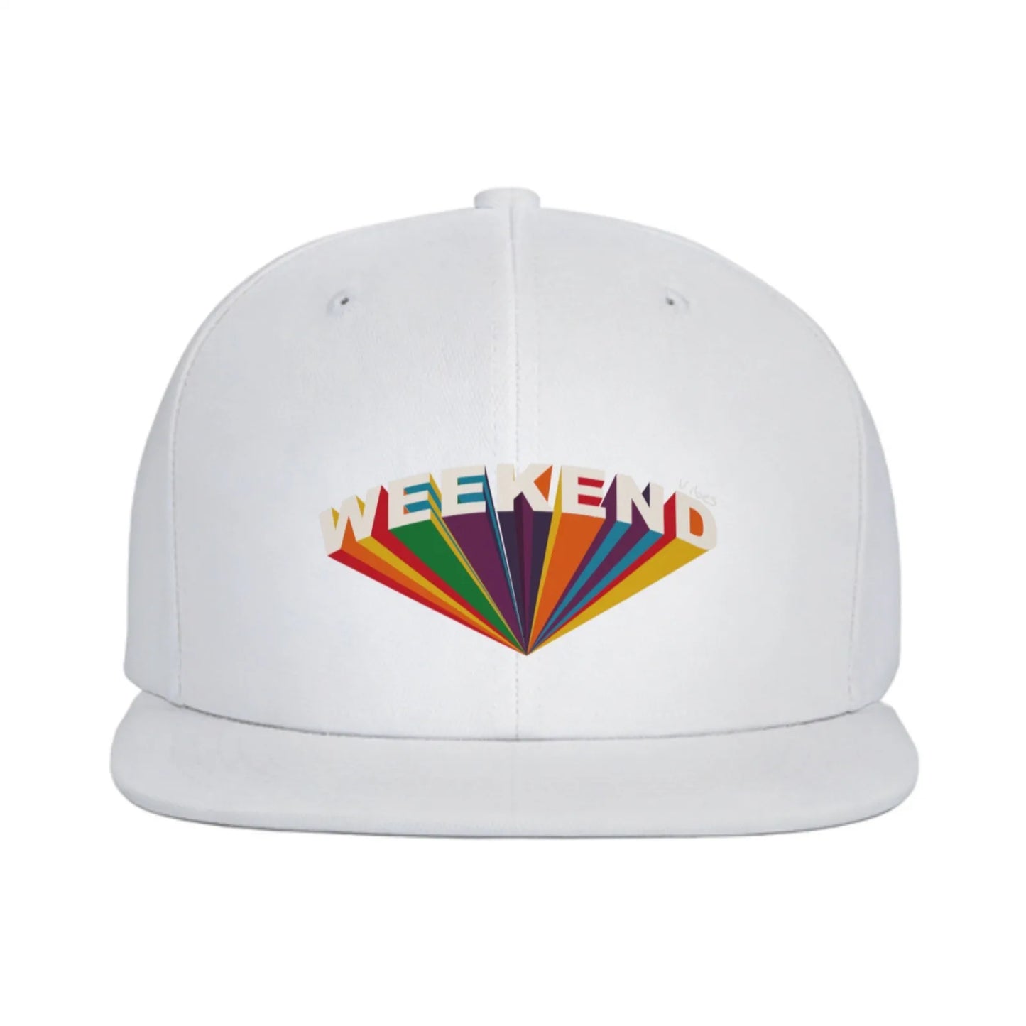Weekend Rainbow Prism Snapback Cap Hat