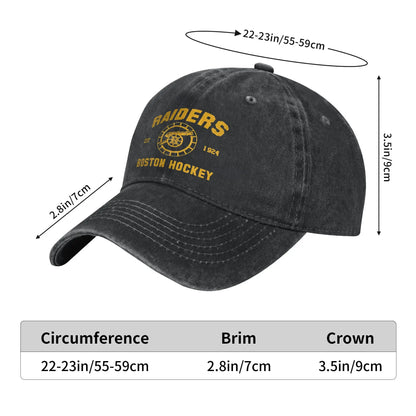 Boston Raiders Rivalry Washed Baseball Cap