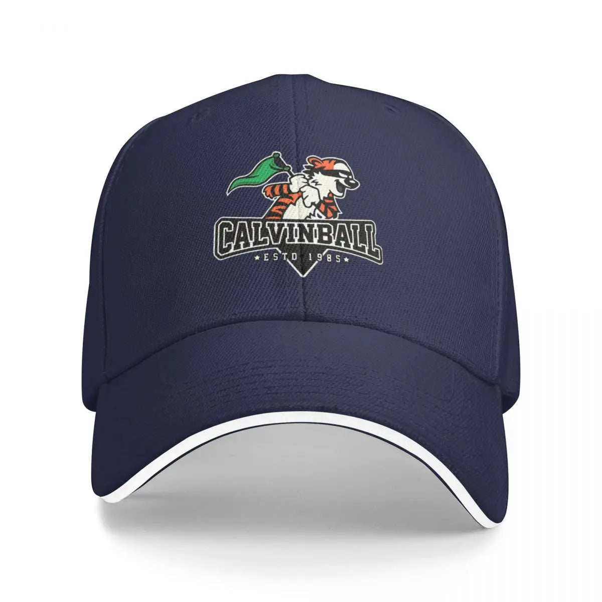 Calvin And Hobbes Flag Graphic Baseball Cap