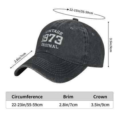 Vintage 1973 Adjustable Baseball Cap