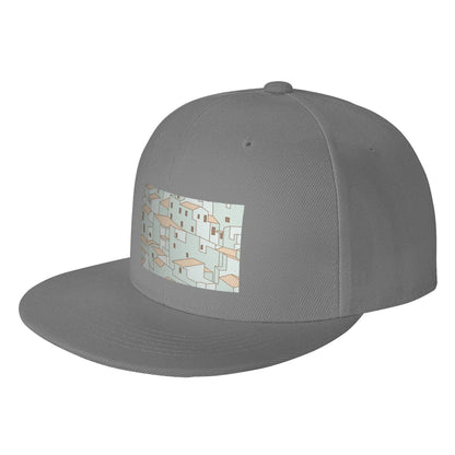 Fashion City Pattern Snapback Cap