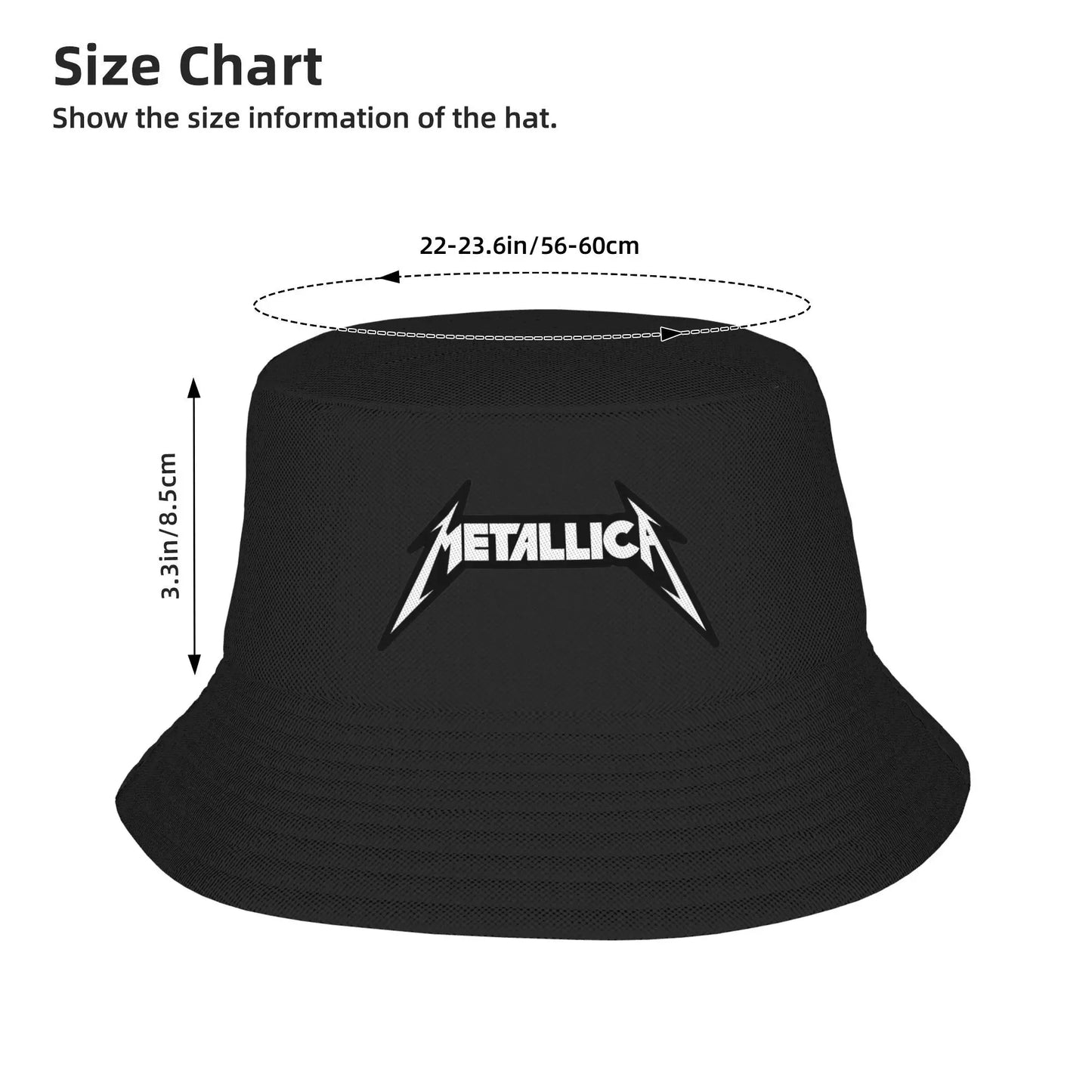 Metallicas Heavy Metal Music Bucket Hat