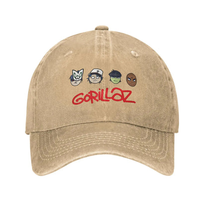 Gorillaz Band Sun Casual Skate Trucker Baseball Cap
