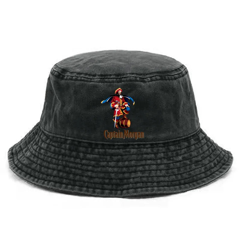 Captain Morgan Bob Bucket Hat Distressed Hats Cap