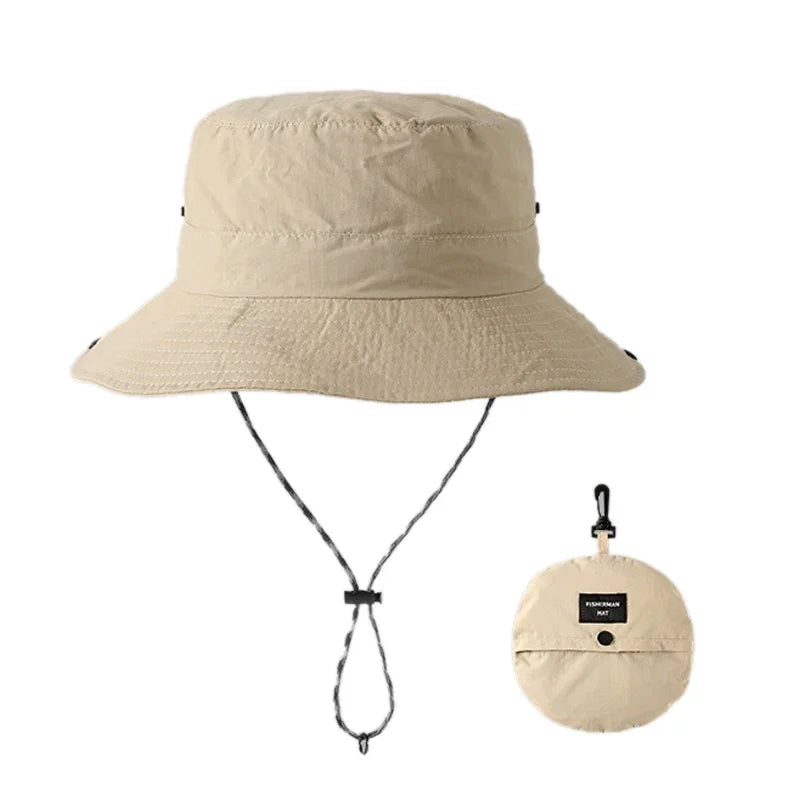 Foldable Waterproof 6cm Brim Outdoor Bucket Hat