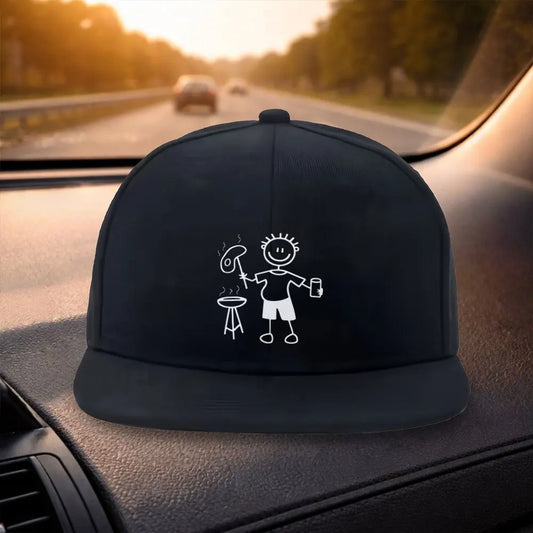 BBQ Pattern Fun Snapback Cap Style
