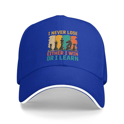 I Win Or I Learn Baseball Cap