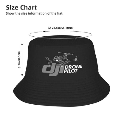 Unisex D- djis Drone Pilot Logo Bucket Hat