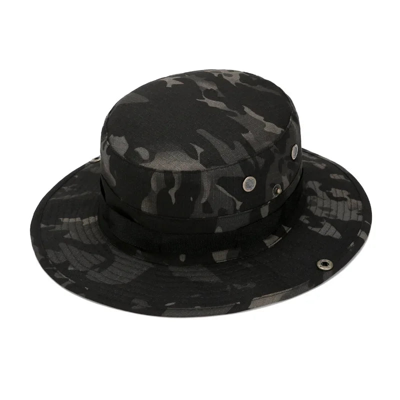 Woodland Camouflage Tactical Outdoor Boonie Bucket Hat