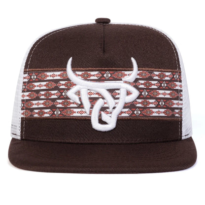 Ox Head Embroidery Casual Snapback Cap