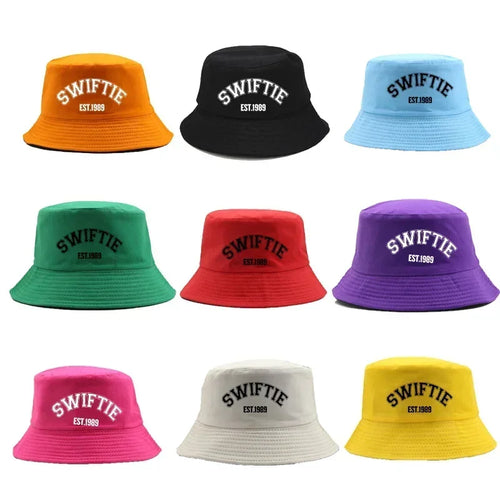 1989 Print Cotton Concert Bucket Hat Unisex