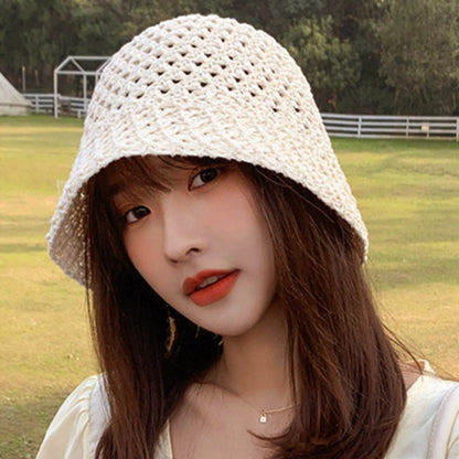 Hollow Out Breathable Summer Bucket Hat