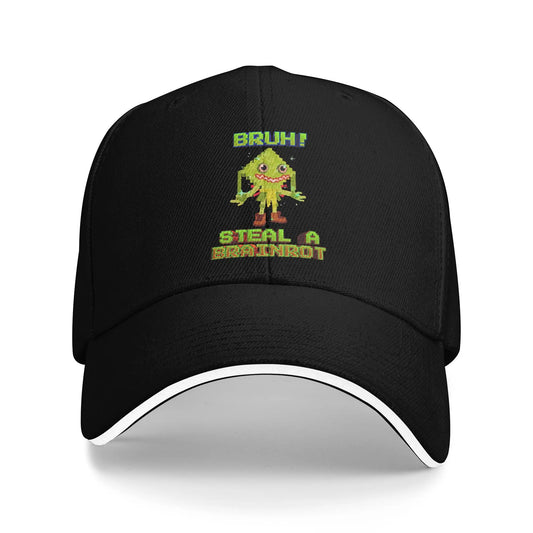 Bruh Ketupat Kepat Funny Brainrot Steal Baseball Caps
