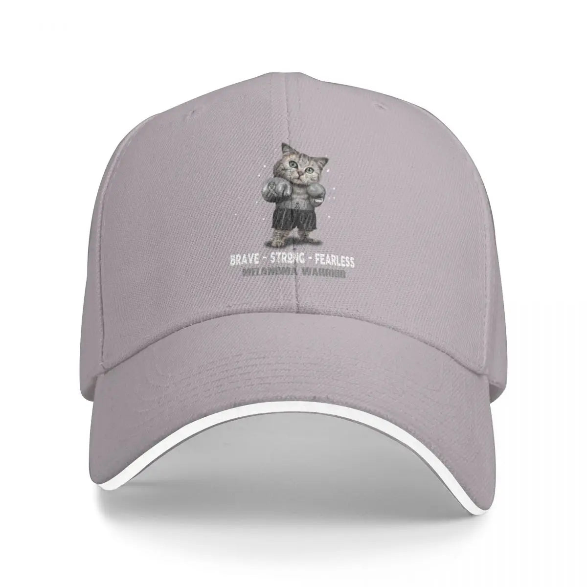 Melanoma Warrior Fearless Baseball Cap Design