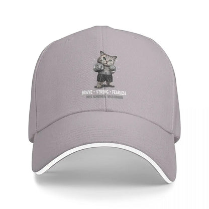 Melanoma Warrior Fearless Baseball Cap Design